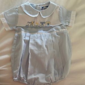 9 month train creeper by Carriage Boutiques